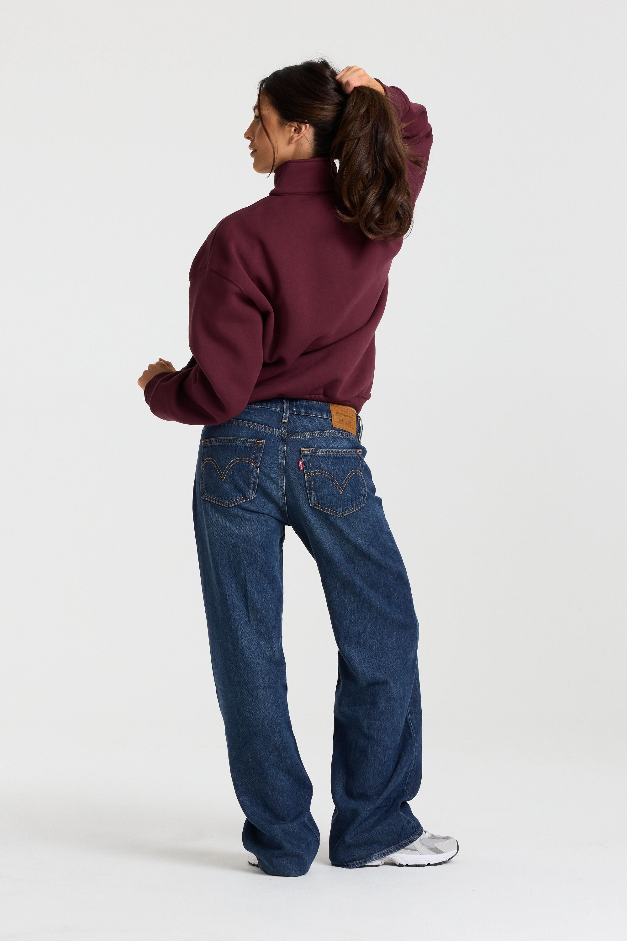 W. Funnel Zip Jacket - Midnight Cherry
